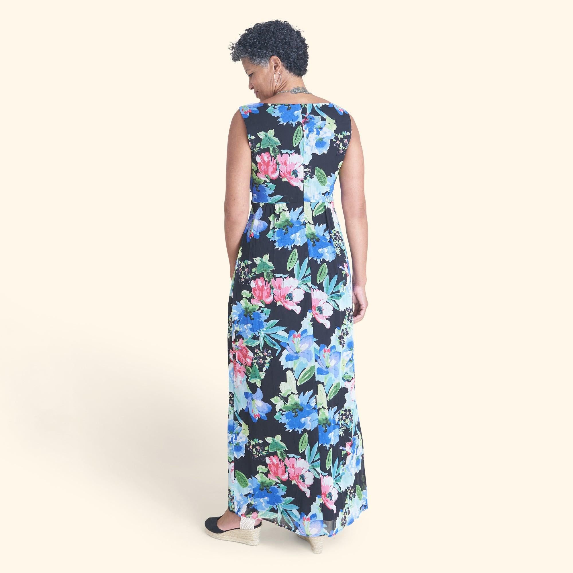 Reese Floral Print Maxi Dress sold by connected apparel product image thumbnail 2