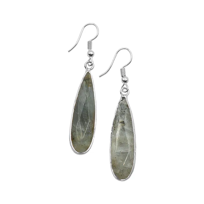 Darcy Collection - Silver Haze Earrings sold by connected apparel