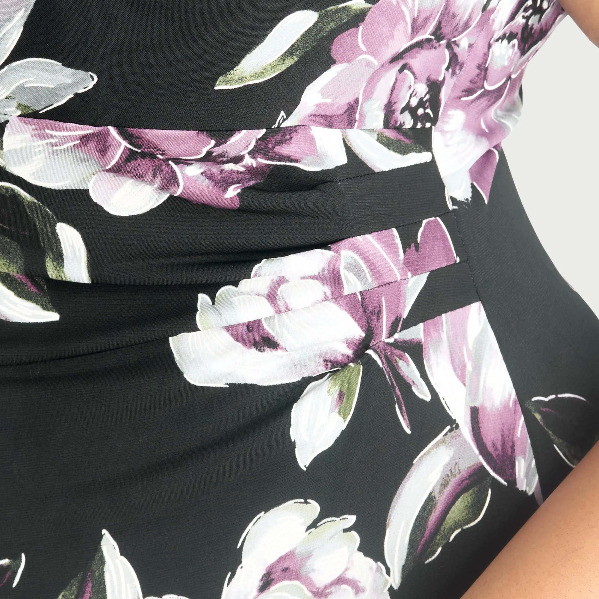 Tonya Plum Cowl Neck Midi Dress sold by connected apparel product image thumbnail 5