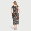 Tonya Spice Cowl Neck Midi Dress sold by connected apparel