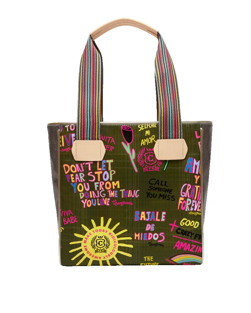 Olive Classic Tote sold by Consuela