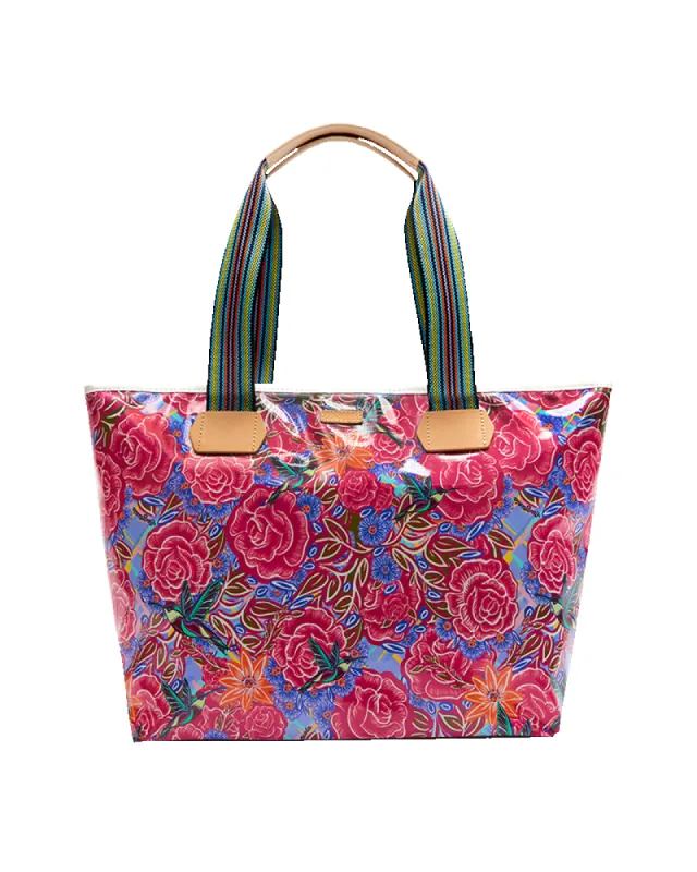 Merlot Zipper Tote sold by Consuela