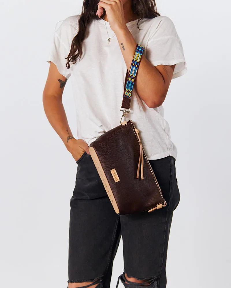 Blueberry Leather Wristlet Strap sold by Consuela product image thumbnail 3