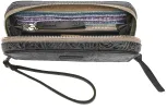 Steely Wristlet Wallet sold by Consuela
