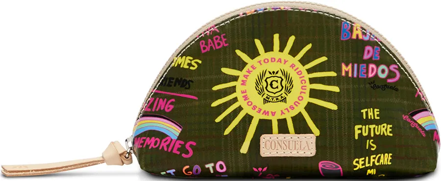 Olive Medium Cosmetic Case sold by Consuela product image thumbnail 2