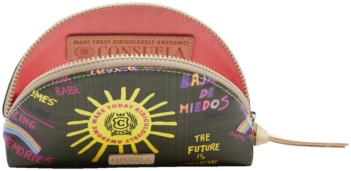 Olive Medium Cosmetic Case sold by Consuela product image thumbnail 5