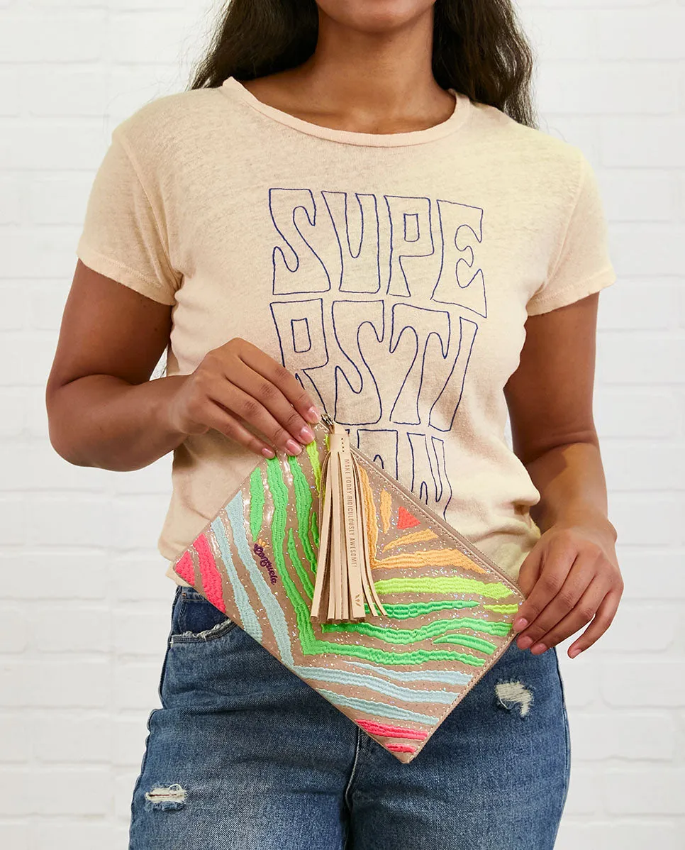 Veronica L-Shaped Clutch sold by Consuela product image thumbnail 5