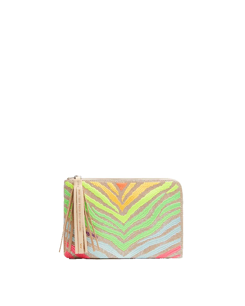 Veronica L-Shaped Clutch sold by Consuela