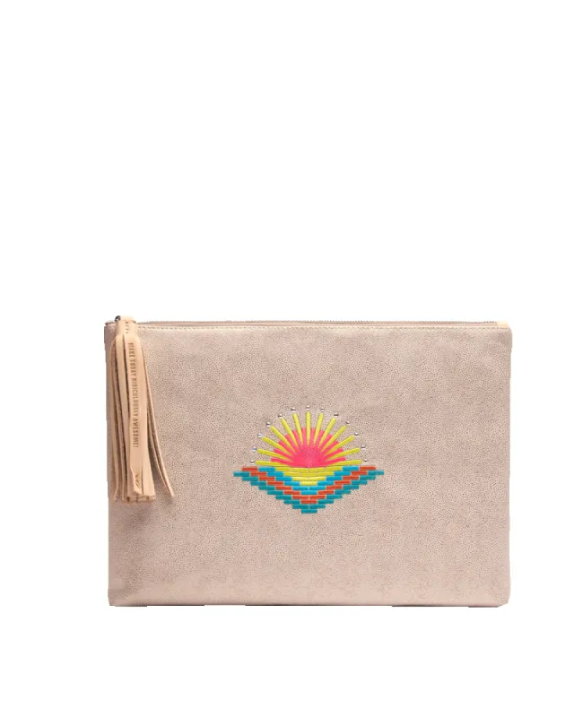 Fuzzy Take Me Out Clutch sold by Consuela