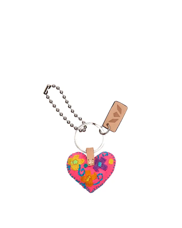 Corazon Chico Pink Charm sold by Consuela