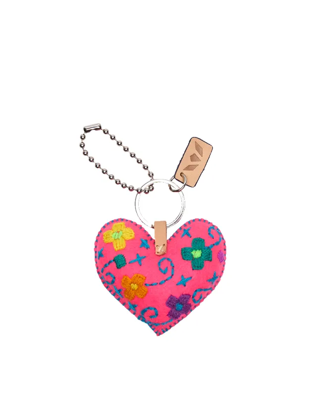 Corazon Grande Pink Charm sold by Consuela