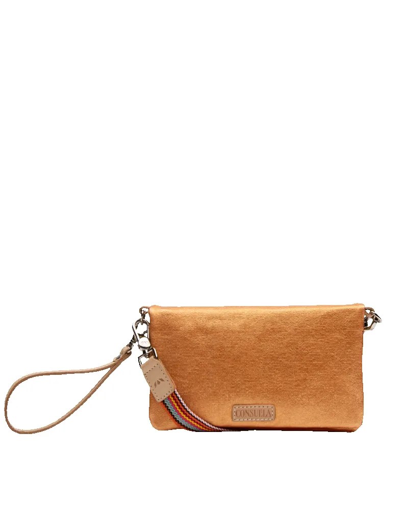 Bronzed Uptown Crossbody sold by Consuela