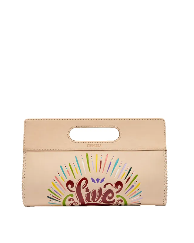 Live in Color Super Clutch sold by Consuela