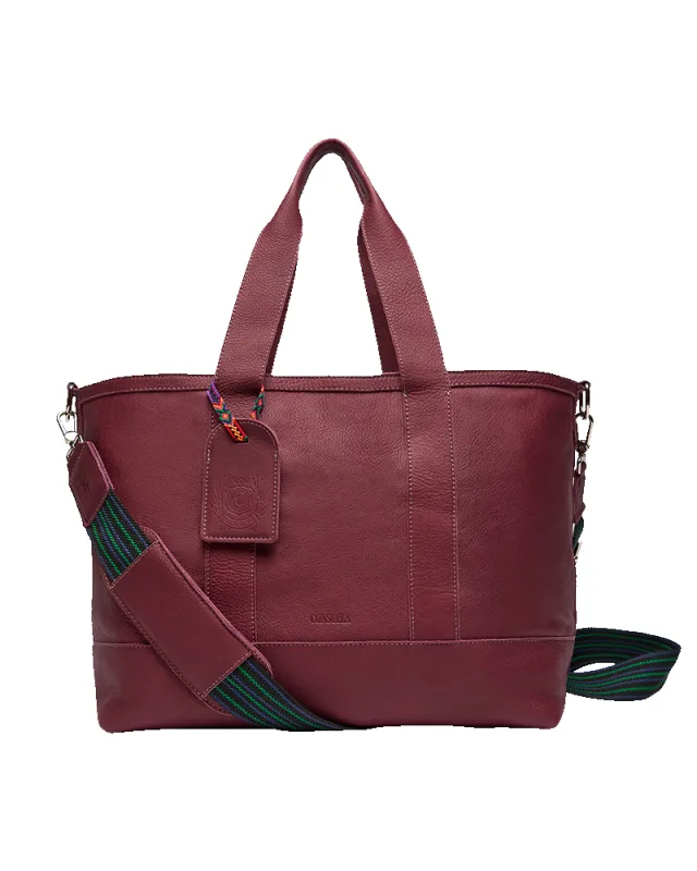 Plum Max Tote sold by Consuela