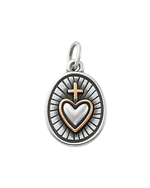 Radiant Sacred Heart Charm sold by Consuela