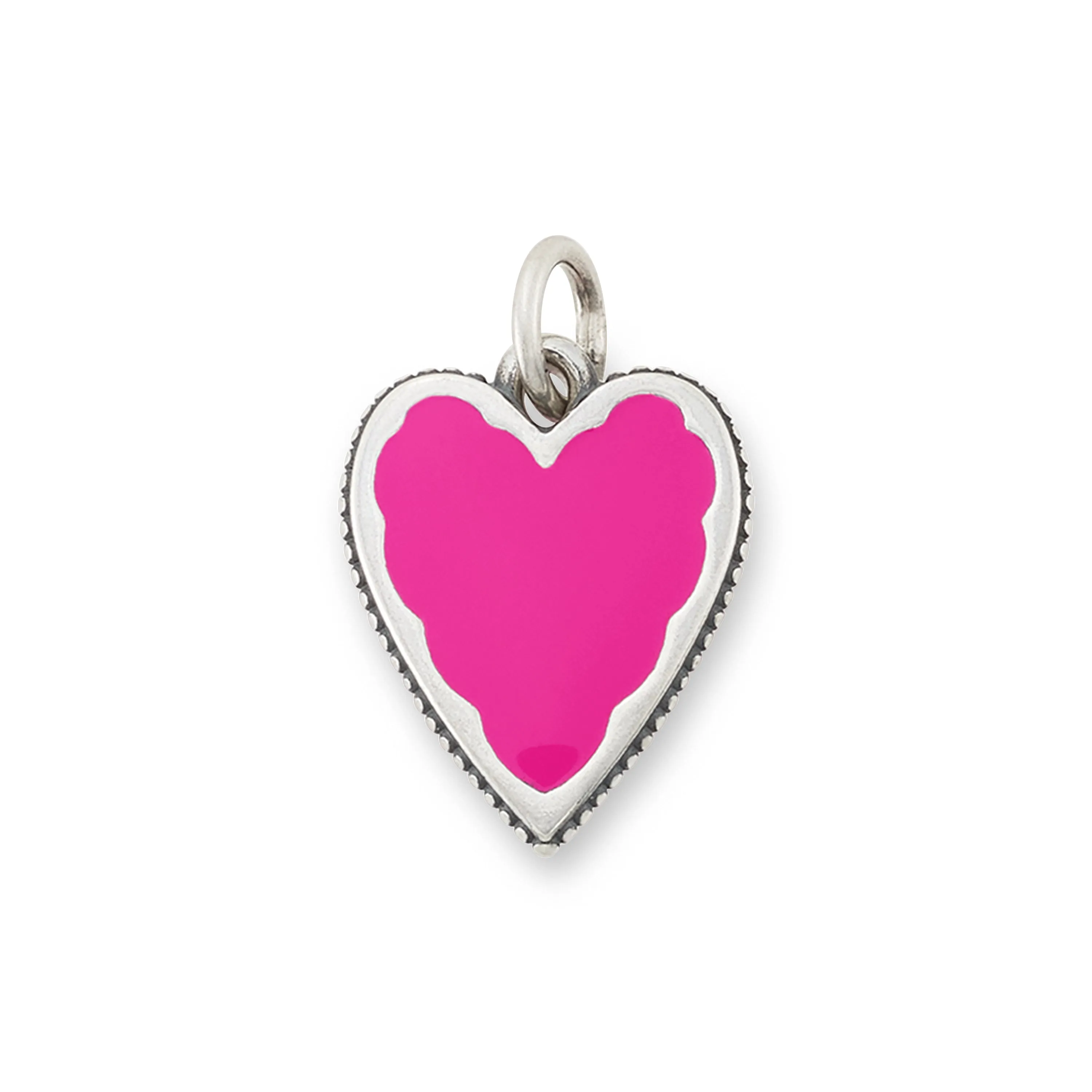 Enamel Dark Pink Heart Charm sold by Consuela product image thumbnail 2