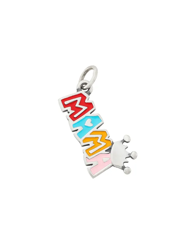 "Mama" Rules Enamel Charm sold by Consuela