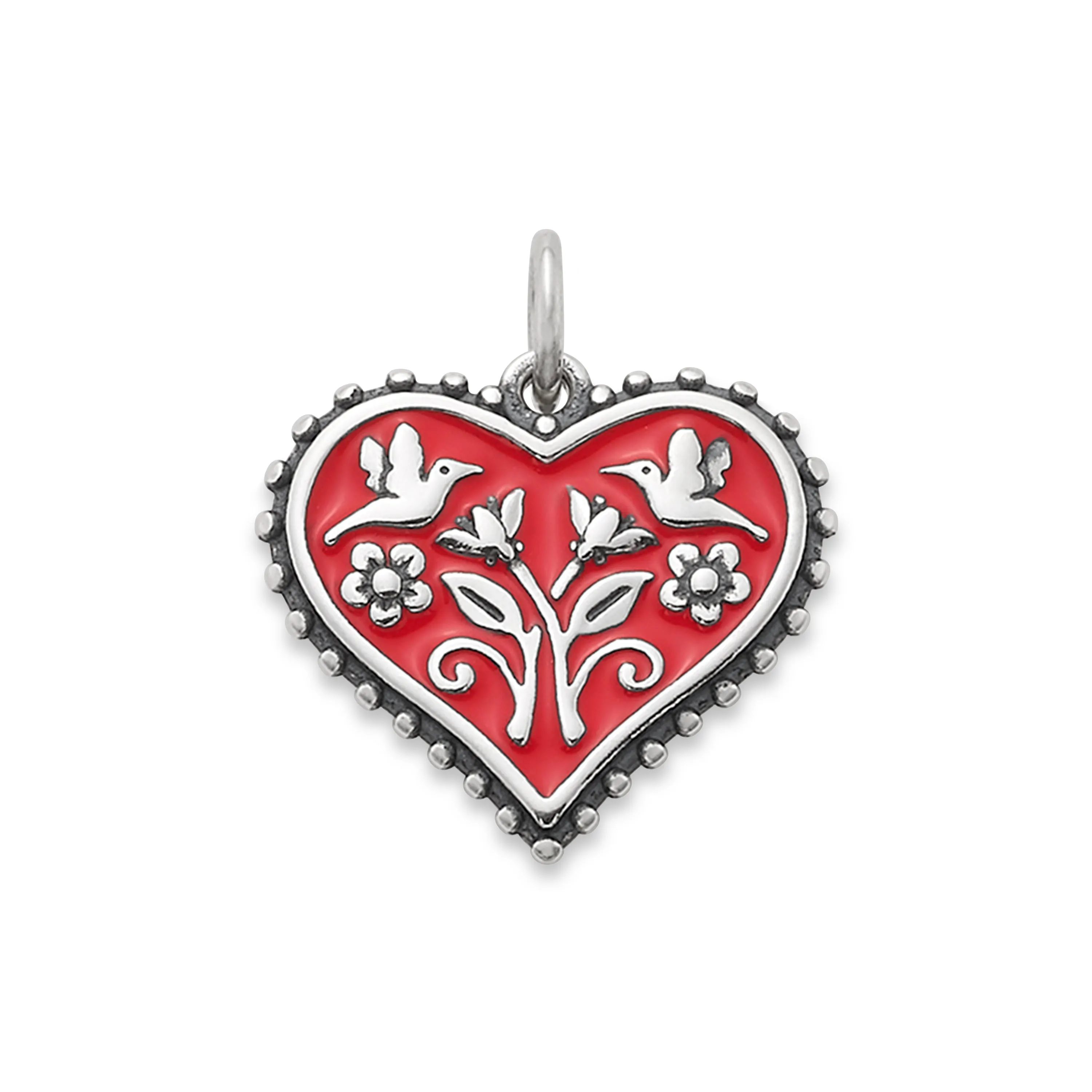 Enamel Red Hearts in Bloom Charm sold by Consuela product image thumbnail 2