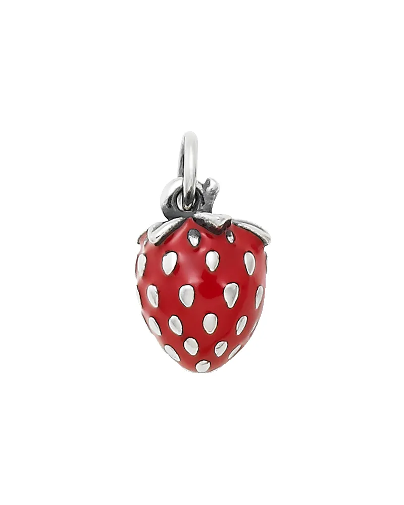 Enamel Wild Strawberry Charm sold by Consuela