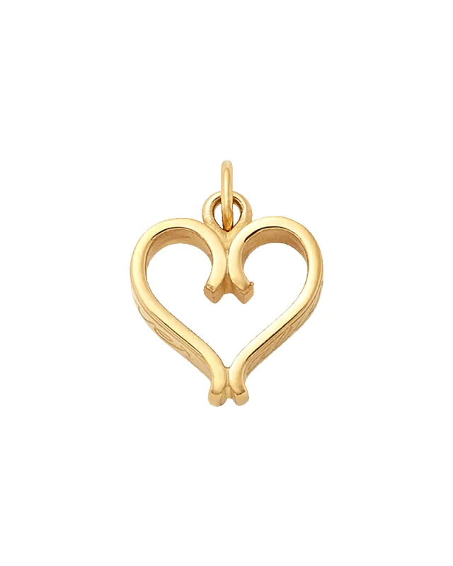 Forever and Always Heart Charm sold by Consuela