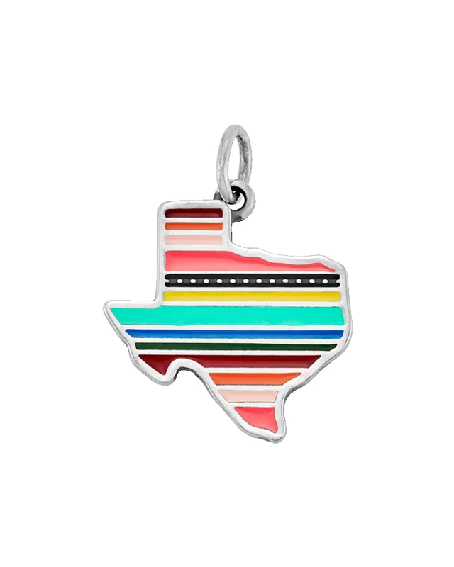 Enamel Texas Serape Charm sold by Consuela