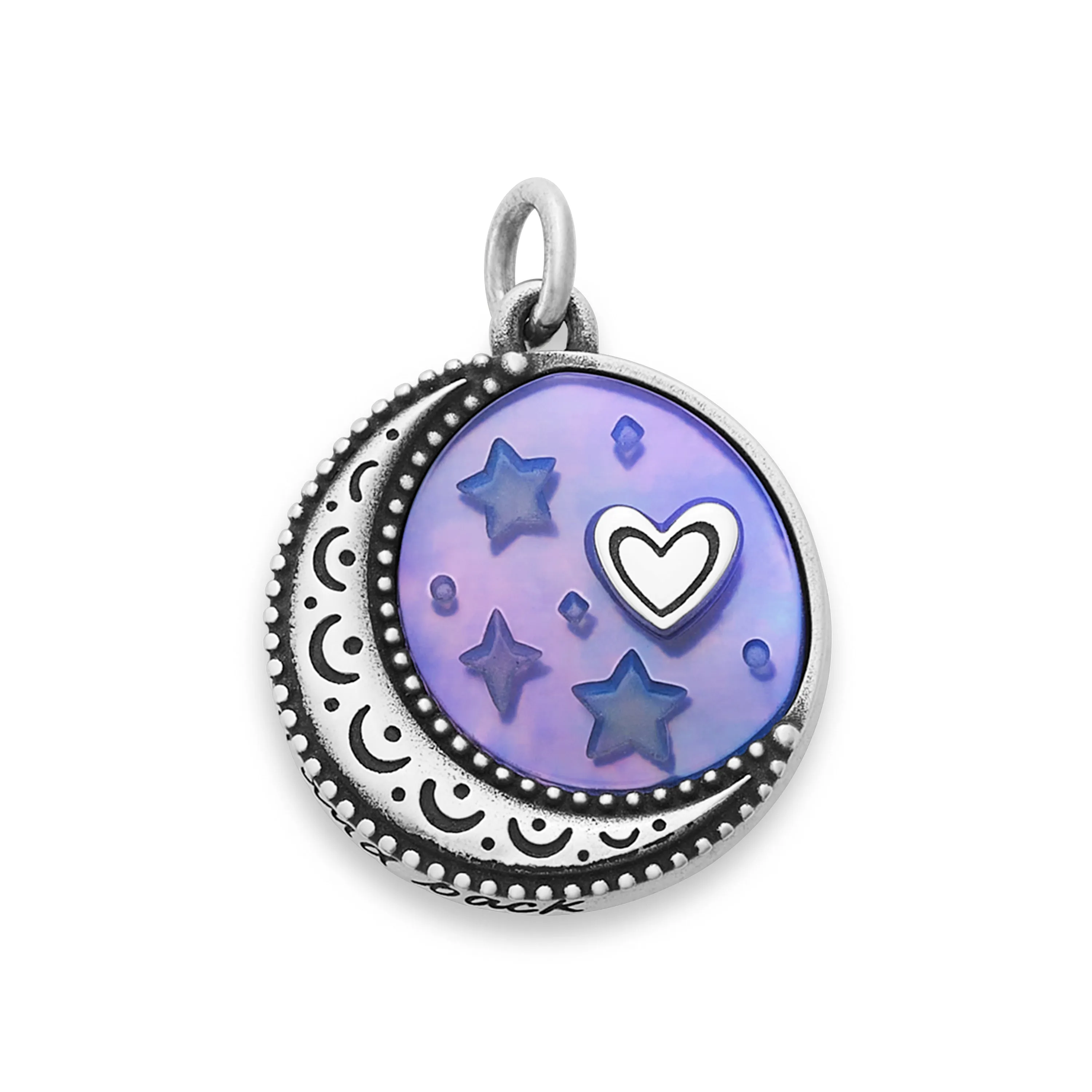 To the Moon and Back Sculpted Gemstone Pendant sold by Consuela product image thumbnail 2