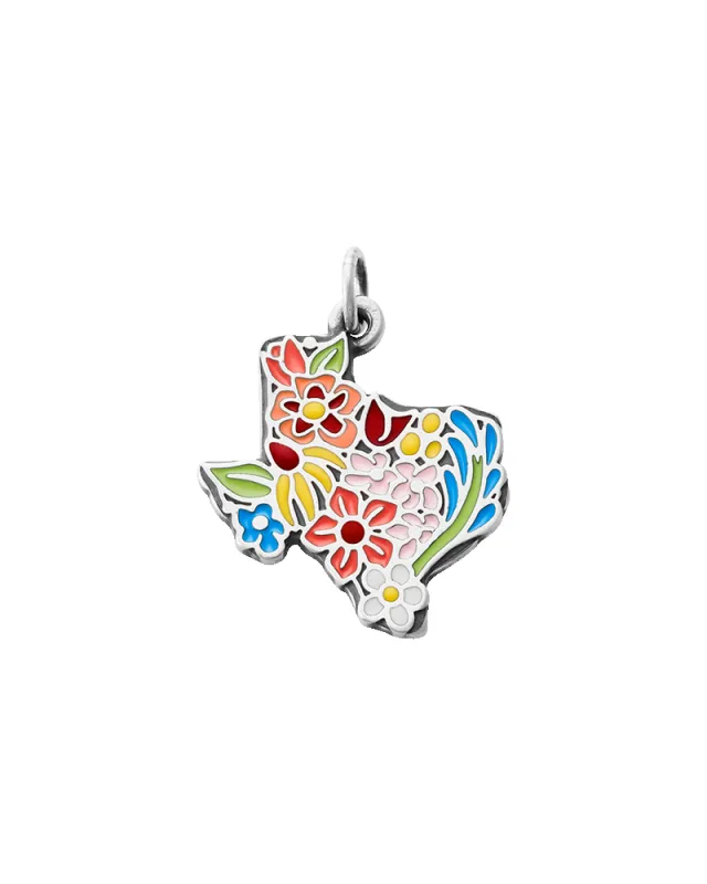 Enamel Texas Wildflower Charm sold by Consuela