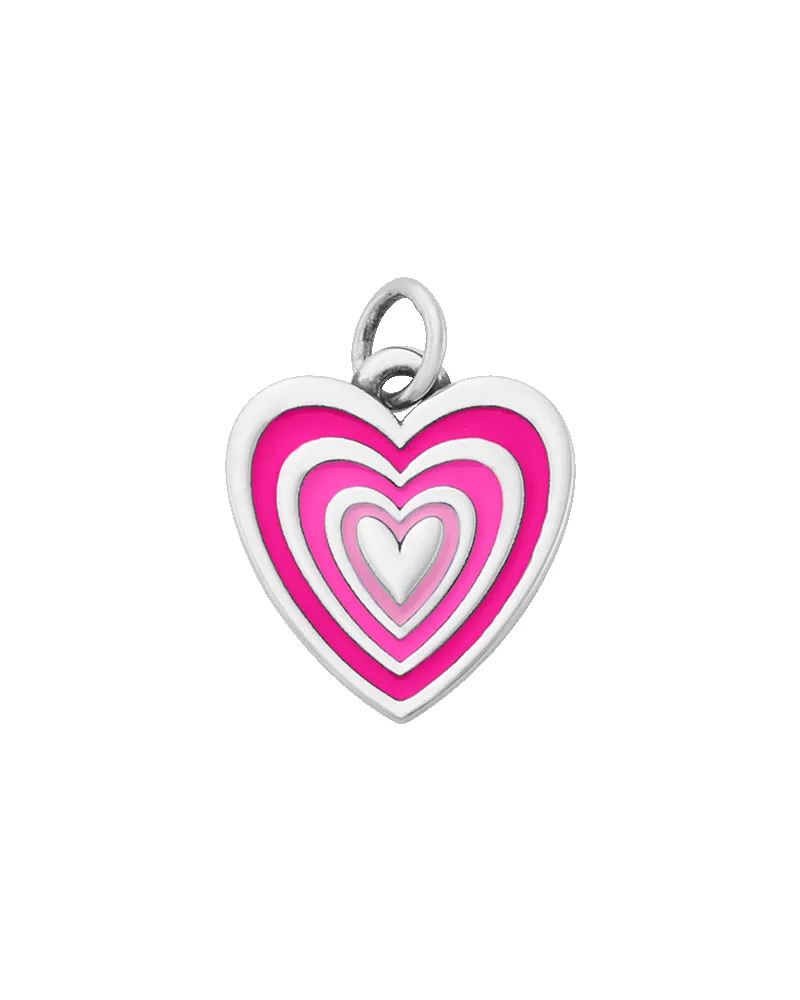 Enamel Radiant Heart Charm sold by Consuela
