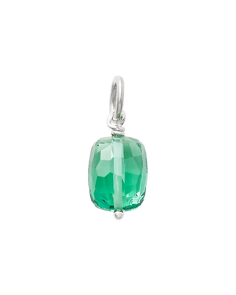 Faceted Lab-Created Green Amethyst Gemstone Bead Pendant sold by Consuela product image thumbnail 3