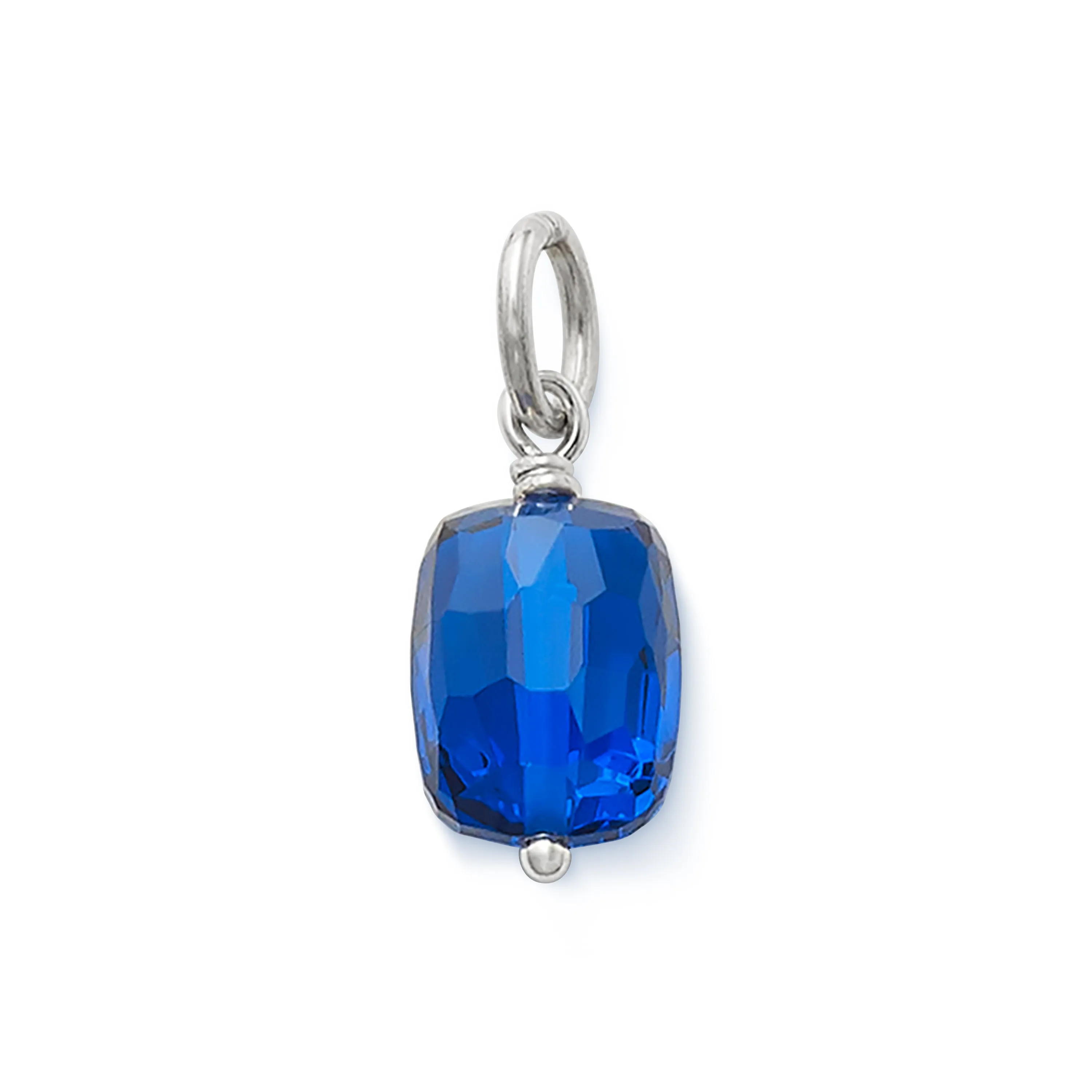 Faceted Lab-Created Blue Spinel Gemstone Bead Pendant sold by Consuela product image thumbnail 2