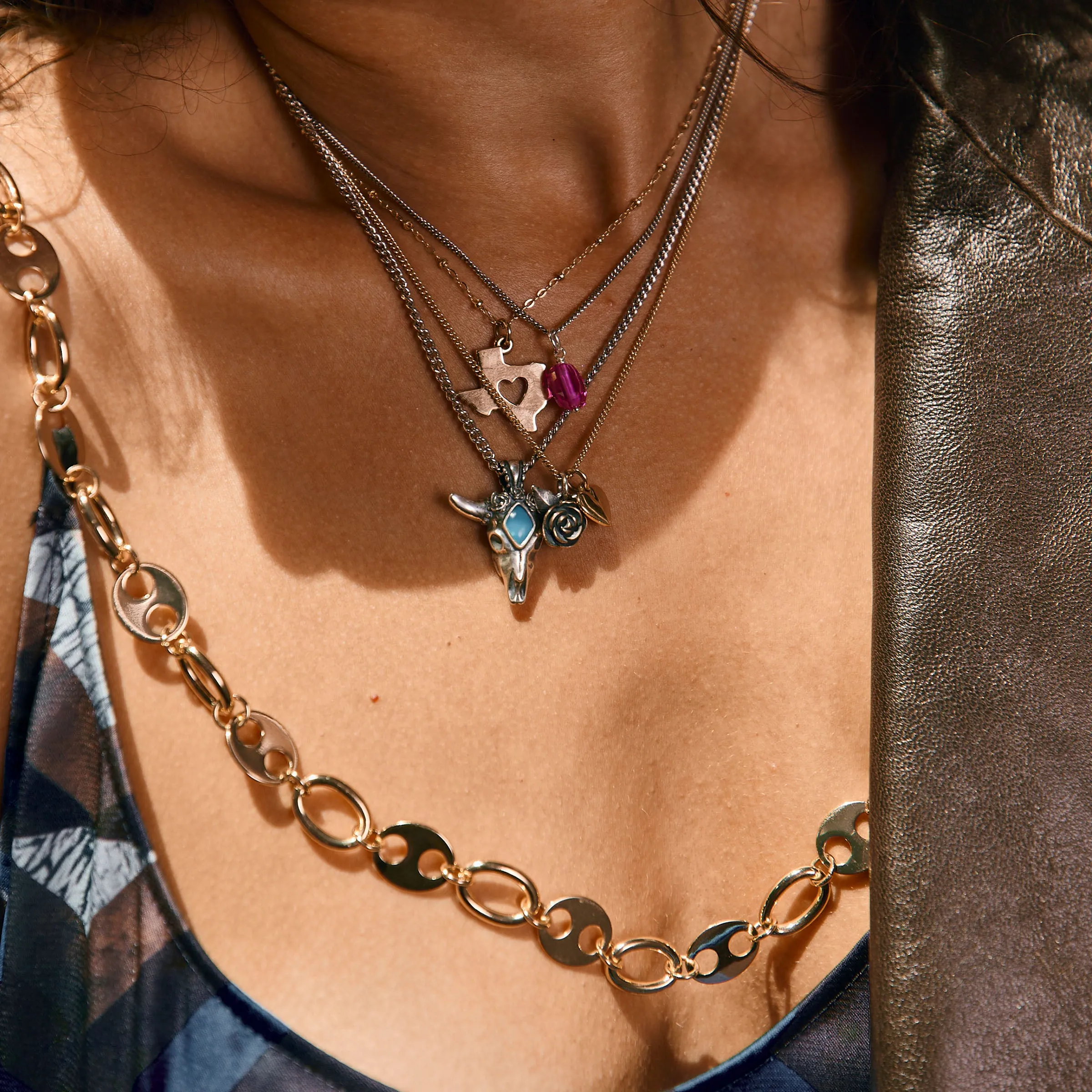 Desert Rose Pendant with Turquoise sold by Consuela product image thumbnail 4