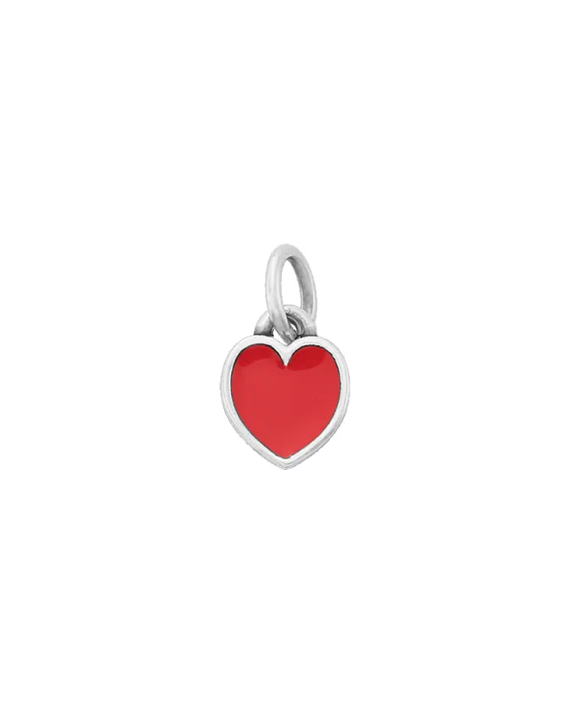 Enamel Red Connected Hearts Charm sold by Consuela
