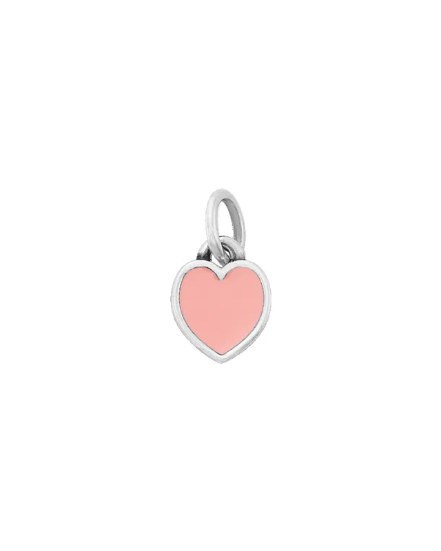 Enamel Pink Connected Hearts Charm sold by Consuela