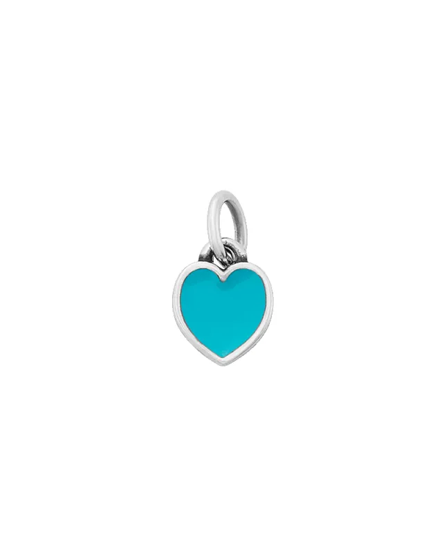 Enamel Blue Connected Hearts Charm sold by Consuela
