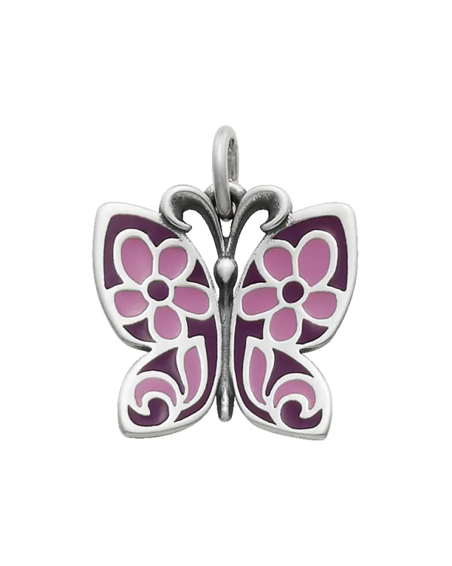Purple Enamel Butterfly Charm sold by Consuela