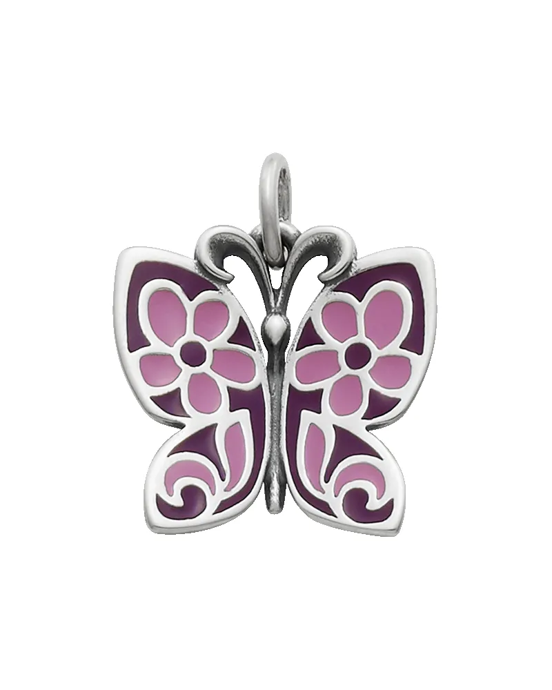 Purple Enamel Butterfly Charm sold by Consuela