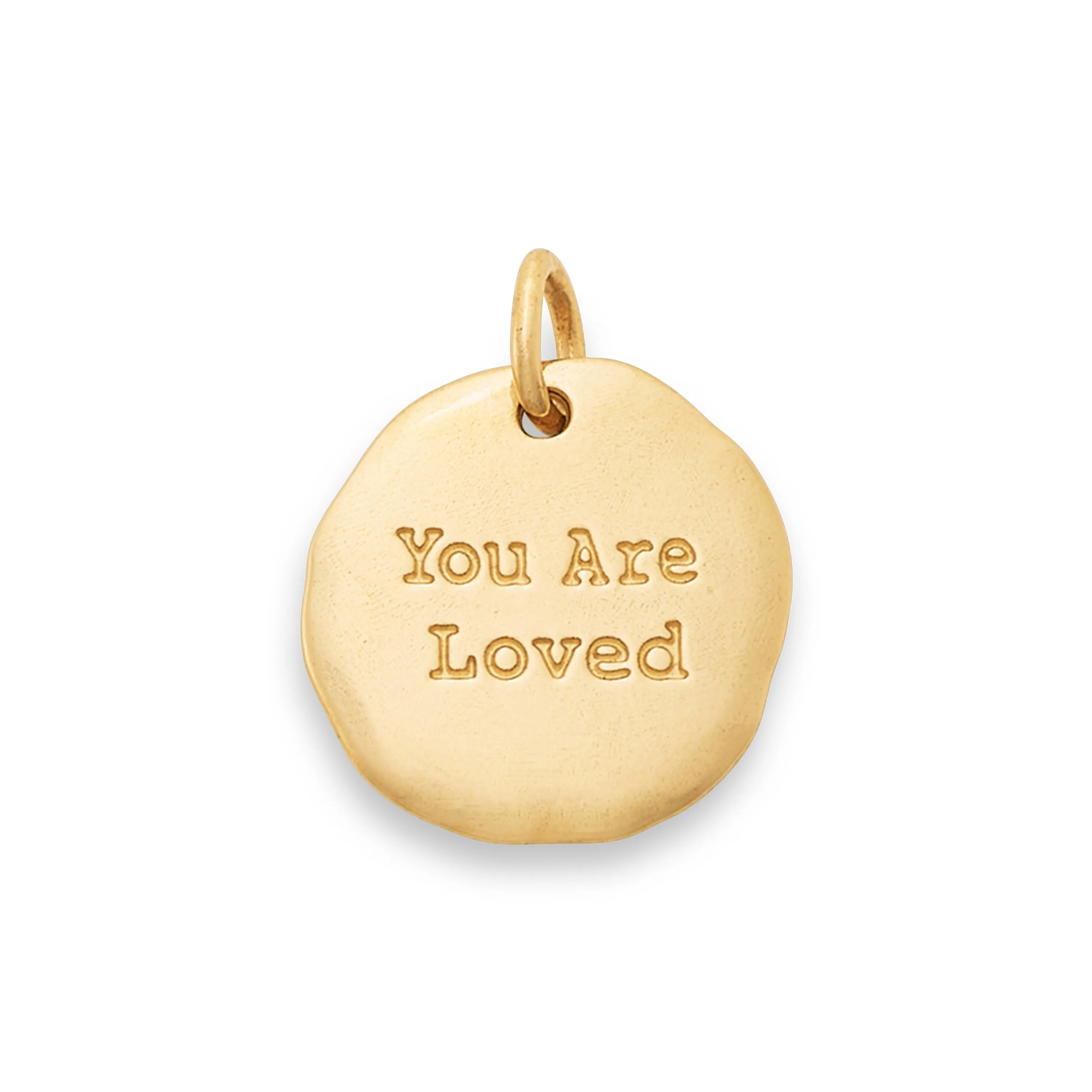 You Are Loved' 14K Gold Charm sold by Consuela product image thumbnail 2