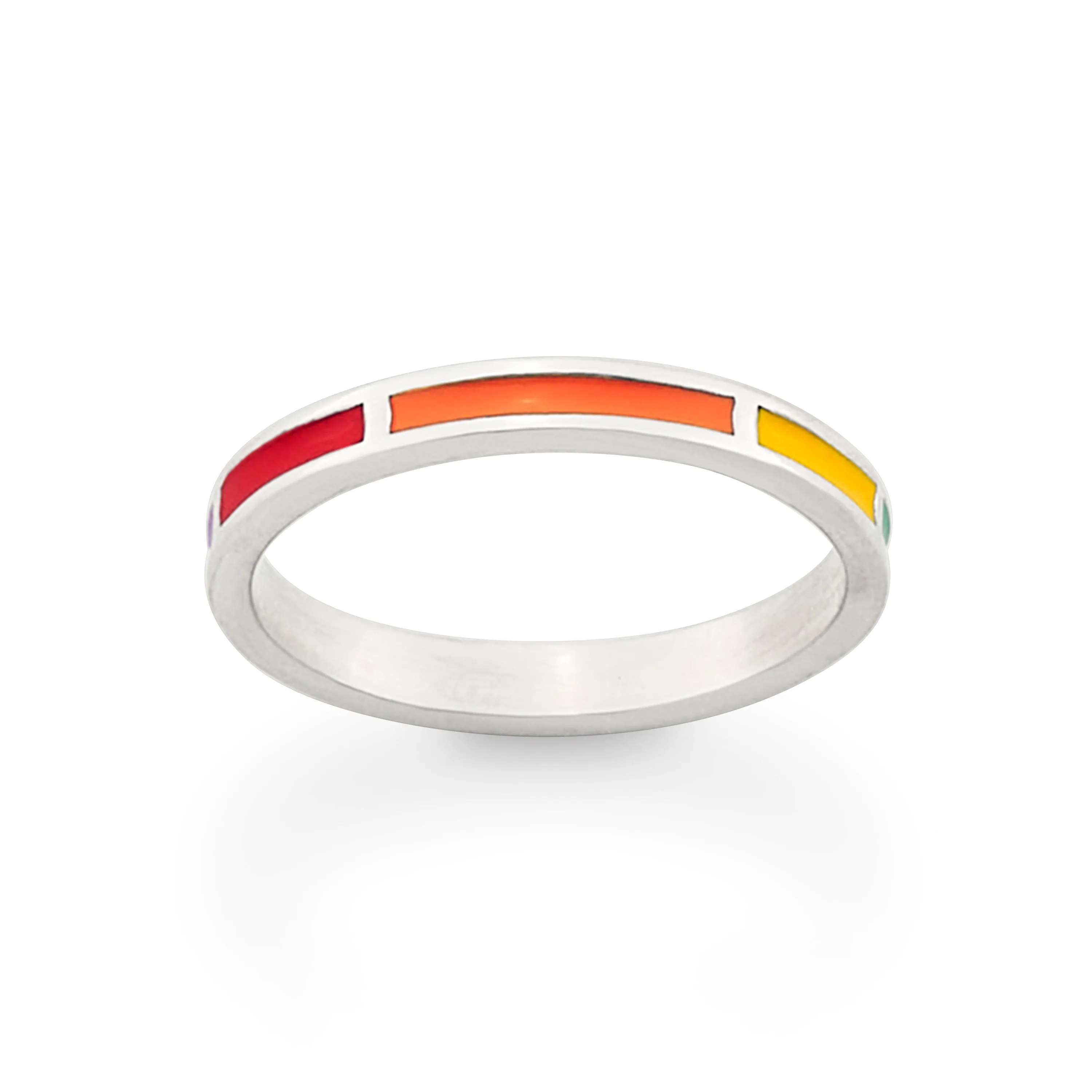 Enamel Multi-Colored Mosaic Stacker Ring sold by Consuela product image thumbnail 2