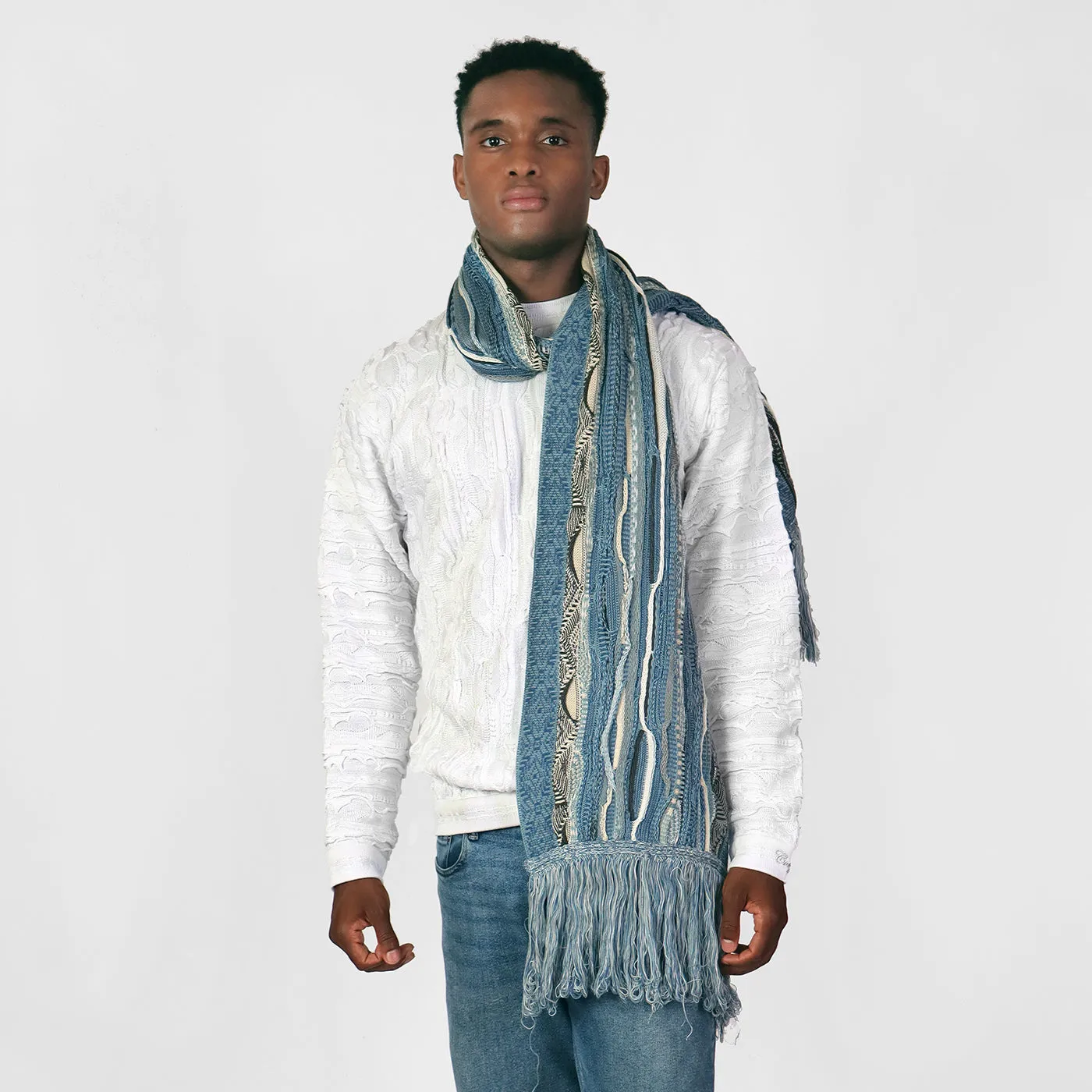 New - Pacific Blues Sweater Knit Scarf sold by COOGI product image thumbnail 4
