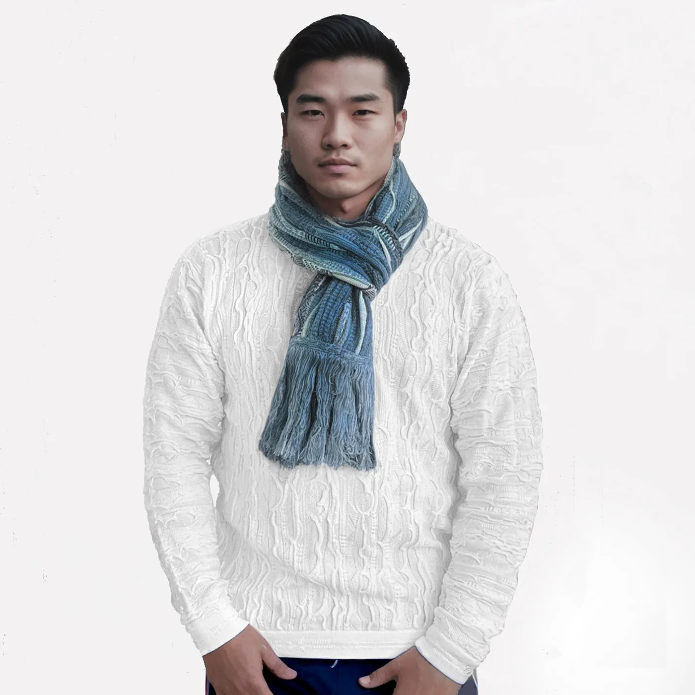 New - Pacific Blues Sweater Knit Scarf sold by COOGI product image thumbnail 2