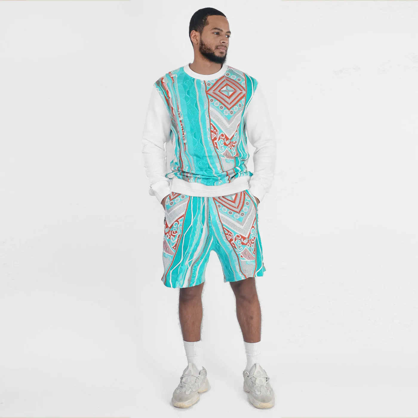 COOGI South Beach Sweater Pieced Fleece Crew Neck sold by COOGI product image thumbnail 3
