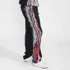 COOGI Sweater Pieced Fleece Jogger - Red-Black sold by COOGI