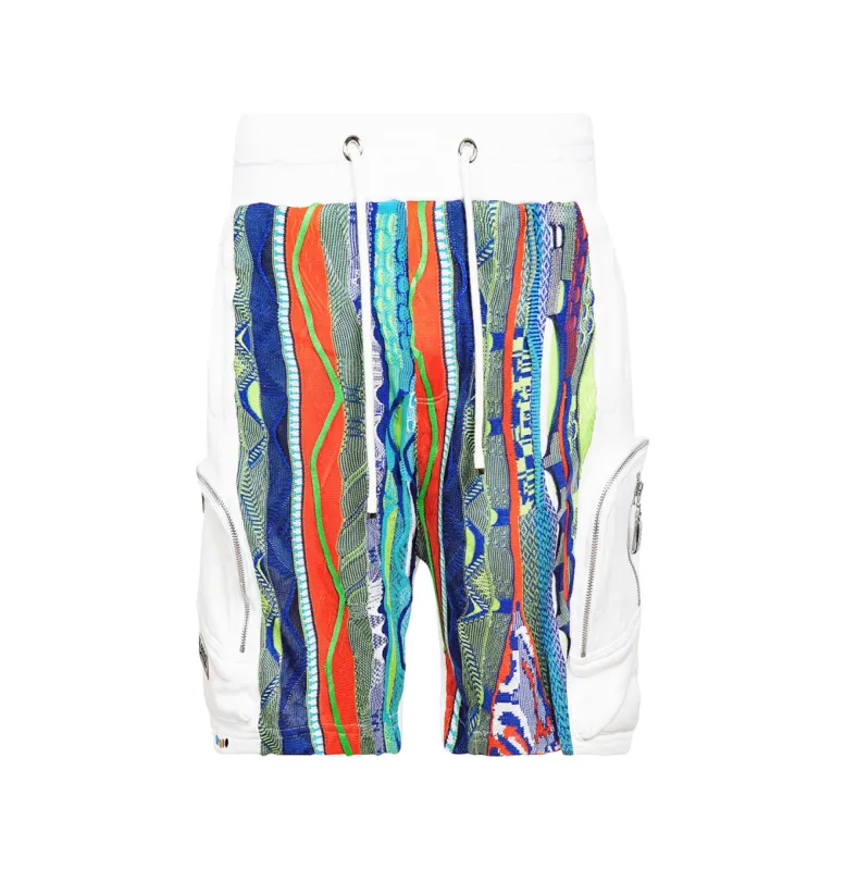 Sweater Pieced Fleece Shorts - Malibu sold by COOGI