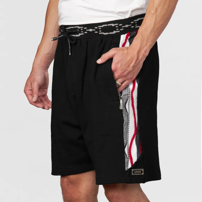 COOGI Sweater-Striped Shorts - Black sold by COOGI