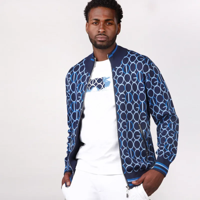 COOGI LINK ZIP SWEATER - NAVY sold by COOGI