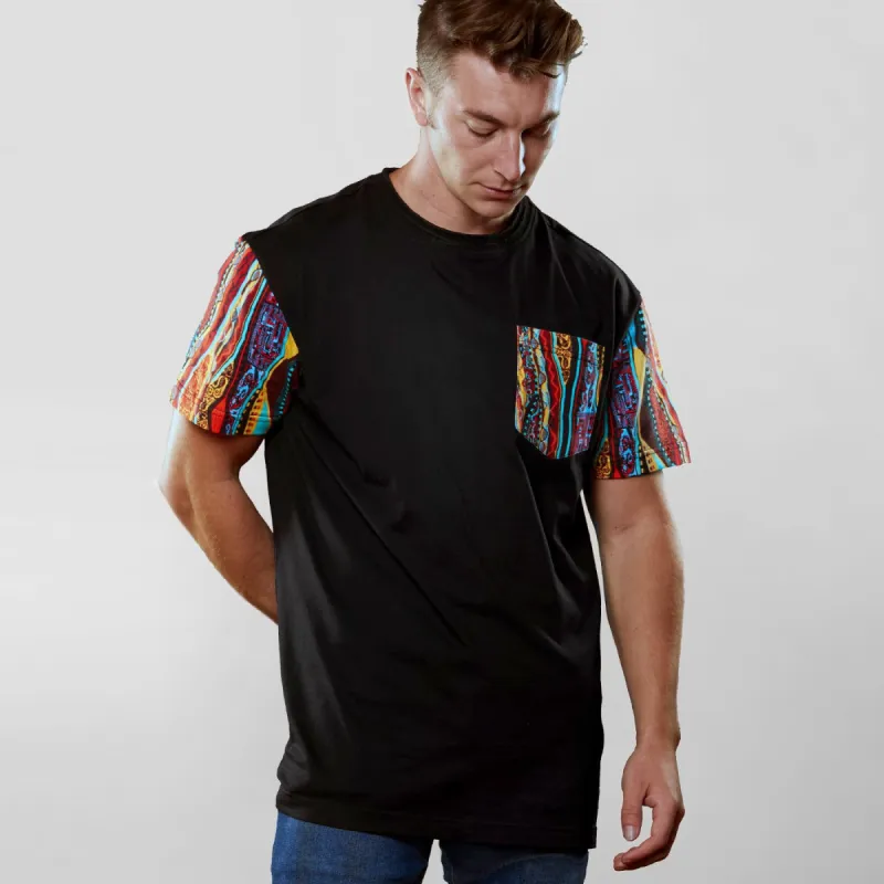 COOGI KALGOORIE PATCHWORK TEE - BLACK sold by COOGI