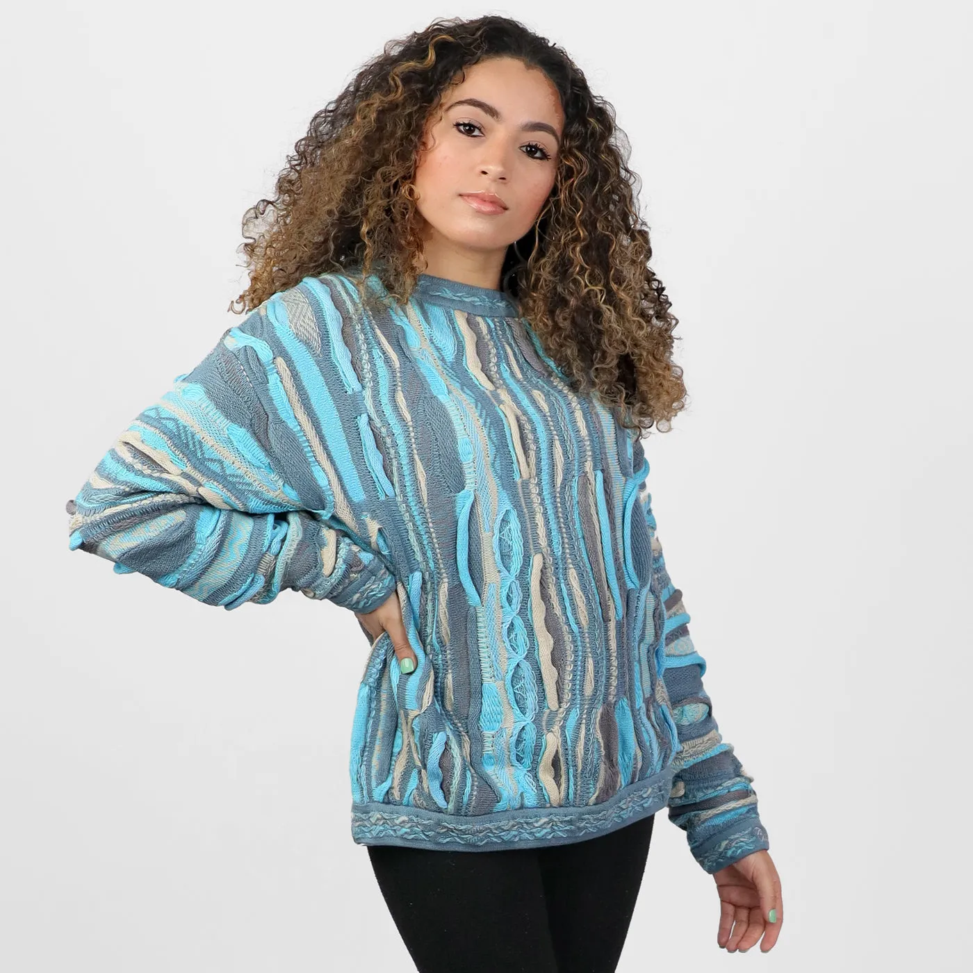 Ocean Blue Sweater sold by COOGI