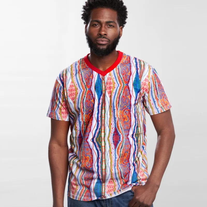 COOGI Classic All-Over V-Neck Tee sold by COOGI