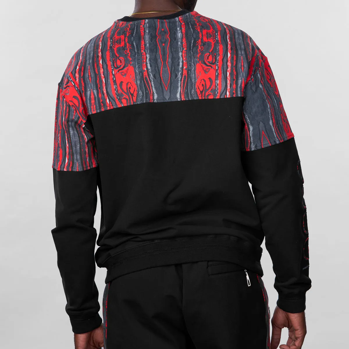 COOGI Classic Red-Black Fleece Crewneck sold by COOGI product image thumbnail 3