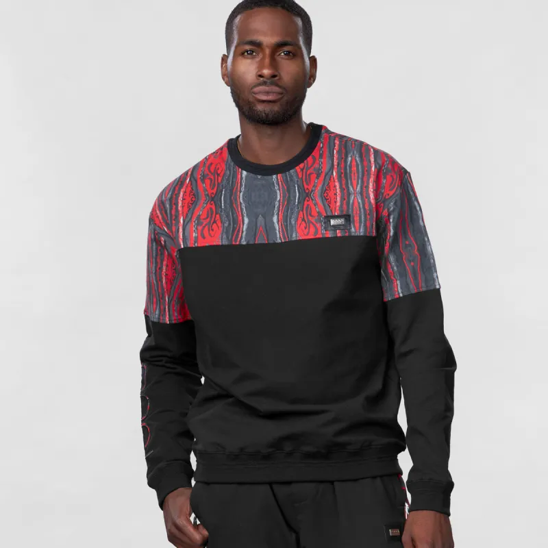 COOGI Classic Red-Black Fleece Crewneck sold by COOGI